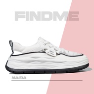 FINDME 36-40 NAIRA SEPATU SNEAKERS COMFY MODERN COOL STYLE BAGUS BAHAN PU IMPORT