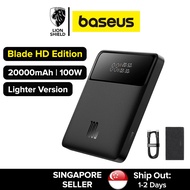 (SG) Baseus Blade HD 100W Fast Charging Laptop Power Bank (20000mAh) – LED Digital Display for power