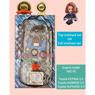 TOYOTA ESTIMA ALPHARD HARRIER 3.0 V6 1MZ-FE ENGINE MODEL TOP OR FULL OVERHAUL GASKET SET (METAL)