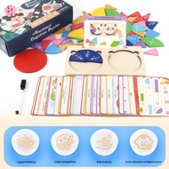 Wooden Fraction Learning Board with Numerator Denominator Addition Subtraction Educational Tool for 