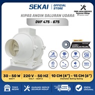 SEKAI Kipas angin ekstraktor saluran udara ventilasi exhaust 4 Inch 6 Inch - DVF 475 / DVF 675
