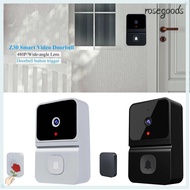 ROSEGOODS1 Wireless Smart Doorbell Home HD Camera High Quality Video Doorbell