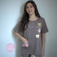 ANNE CLAIRE SHORT SLEEVE PAJAMAS LONG PANTS REG JUMBO XL 2L BABYDOLL PAJAMAS CP A005
