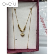 PAWNABLE 18k SAUDI GOLD Lucky P10 Balls NECKLACE