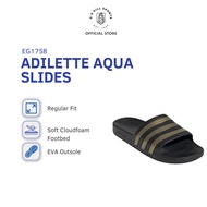 Adidas Adilette Aqua Slides EG1758 Quick Dry Swim Slippers with Soft Cloudfoam Men Women Footwear