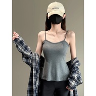 Lovito Cute Plus Size Camisole - Sleeveless Cut Waist Design for Women