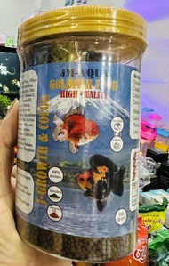 CÁM CHO CÁ RANCHU CẤC DÒNG CÁ VÀNG CÁM CAO CẤP JM-AQUA HỦ 500G