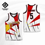 SAN MIGUEL BEERMEN WHITE ROMEO PEREZ FAJARDO ROSS CABAGNOT SANTOS PBA FULL SUBLIMATED JERSEY