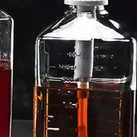 Home 1600ml Liquid Dispenser With Scale Coffee Syrup Bee Drip Bottle With Hydraulic Pump Nozzle Head