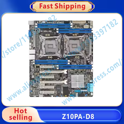 Z10PA-D8 For C612 Server motherboard Socket LGA 2011 V3 V4 DDR4 X99 X99M Motherboard