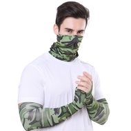 Bandana+Arm Sleeve Anti Dust UV  Bicycle Motor Fishing  Outdoor sports equipment