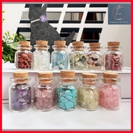 SG Crystal Chips Mini Bottle Chips Crystal Stones Natural Crystal Degaussing Stone Cleansing Stone F