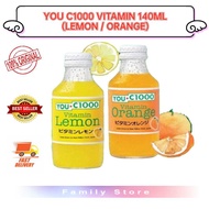 YOU C1000 MINUMAN VITAMIN C – OREN / LEMON / MANGGA (140ML)