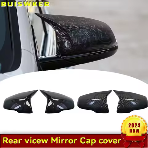 2Pcs Glossy Black Side Wing modified Rearview Mirror Cover caps For BMW X1 F48 X2 F39 Z4 G29 2GT F45