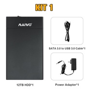 Portable External 12T Gaming HDD with 390+AAA Retro Games Game Consoles for Windows PC Playnite Syst