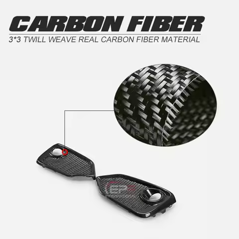 SAAR Compatible with Honda TYPE R Civic FK7 FK8 Carbon Fiber Modification Parts Front Bumper Fog Lig