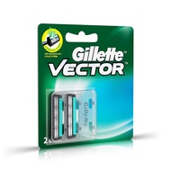 Gillette ยิลเลตต์ เวคเตอร์ Vector ใบมีดโกน 2 ชิ้น