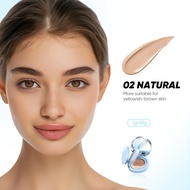 GMEELAN Sunscreen Cushion Foundation With Setting Powder SPF50 PA++++ Full Coverage Matte Makeup
