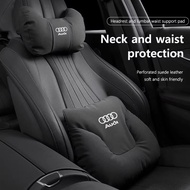 Car Seat Neck Pillow Lumbar Support Headrest Waist Cushion Accessories For Audi A3 8l A1 Q5 TT mk2 A