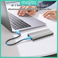 Mojito Aluminum Alloy M 2 SATAs NVMe Enclosure Supports 5Gbps 10Gbps  for Seamless File Transfers