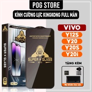 Vivo Y20, Y20s, Y12s Kingkong full screen tempered glass | Screen protector for Vivo