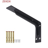388ZEKDX Tripod Shelf Brackets, L Shaped Heavy Duty Floating Shelf Brackets, Shelves Support 6-18IN 