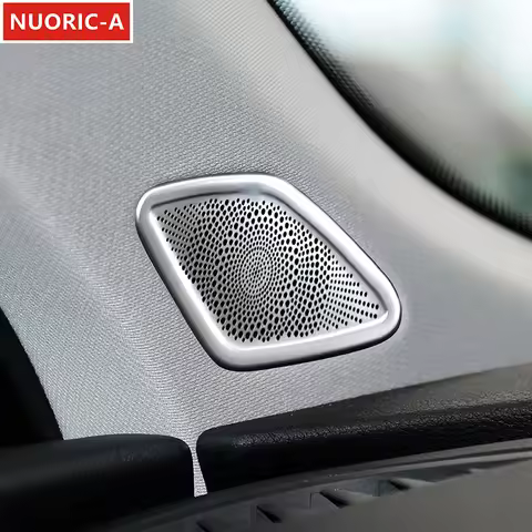 Stainless Steel A-Pillar Audio Speaker Net Decoration Cover Trim For Audi A3 8V 2014-2016 Car Stylin