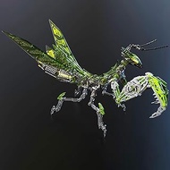 Metalkitor 3D Metal Puzzles for Adults, Giant Mantis Model Kit - Steampunk DIY Ornament - Assembly J
