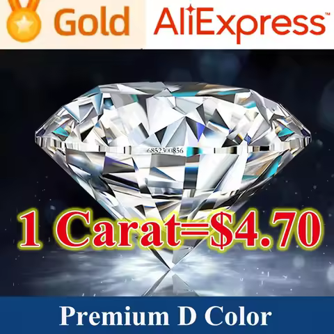 DJMAX New Premium D Color VVS1 Moissanite Loose Stone Full Size Factory Wholesale Fine Jewelry Certi