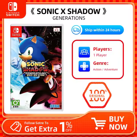 SONIC X SHADOW GENERATIONS - 100% Original Nintendo Switch Games Card for Switch OLED Lite