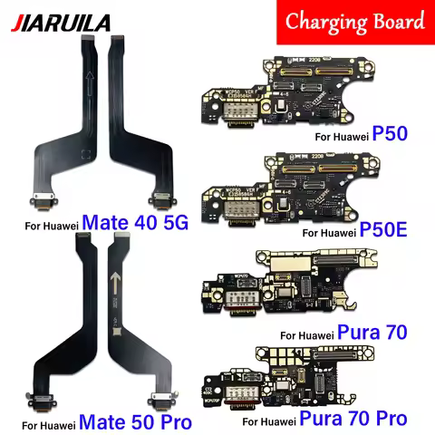 NEW USB Charger Charging Port Dock Connector Microphone Board Flex Cable For Huawei P50 Pro P60 Pura