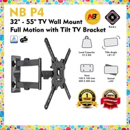 NB North Bayou P4 32 to 55 inch Full Motion Cantilever TV Wall Mount bracket