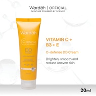Wardah C-Defense DD Cream SPF30/PA+++ 20ml - Brighten, Smooth, Reduce Uneven Skin Tone, Natural Fini