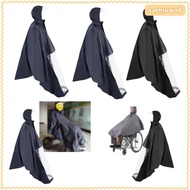 [Tachiuwa] Wheelchair Travel Adjustable Wheelchair Rain Cover Lightweight Rain Protection Cape for E