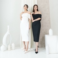 Sabrina Dress Giyomi Dress Korean Casual PartyWanita