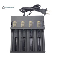 .1 Piece 18650 Battery Charger 4 Slots Charging for 3.7V 18650 26650 21700 14500 16340 US Plug