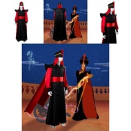 The Aladdin Return Of Jafar Cosplay Robe Cloak Cape Hat Outfit Wizard Costume