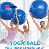 55cm Gym Ball Anti Burst Yoga Pilates Ball PVC Fitness Pregnancy Gymnastics Ball Fitness Gym Ball