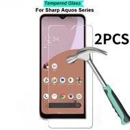 2PCS Full Cover Tempered Glass Anti Spy Privacy For Sharp Aquos zero wish 6 5 4 V7 V6 Plus R8s pro B
