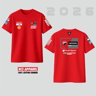 LENOVO T-shirt Ducati factory team racing motogp mandalika circuitLenovo t shirt men t shirt ducati 