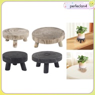 [Perfeclan4] Plant Stand, Plant Stool, Round, Garden, Flower Pot Holder, Flower Pot Stand for Indoor Lawn