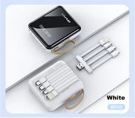 Awei P4K 10000mAh 2A Powerbank Wtih Charging Cables 4 in 1 Type-C Micro IPH USB Support Mobile Phone