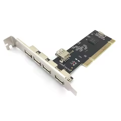 PCI to USB Extend Card 5 Ports USB 2.0 USB3.0 to PCI 32Bit Converter Adapter with NEC Chip for Deskt