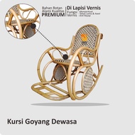 Kursi Goyang Rotan Dewasa, Bangku Santai