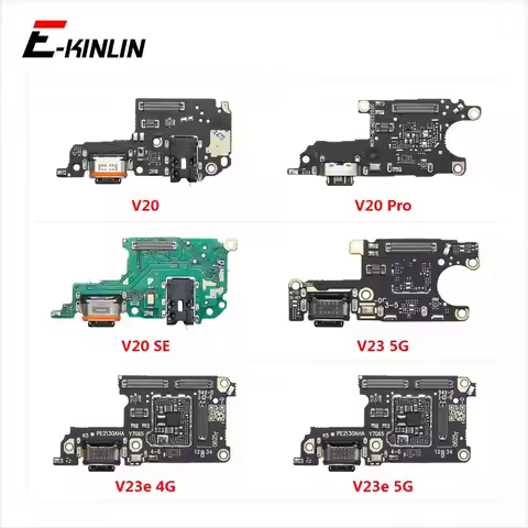 USB Charging Port Dock Plug Connector Charger Board With Mic Microphone Flex Cable For Vivo V20 SE P
