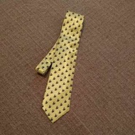 全新 義大利 ANTONIO BALDAN 時尚 亮黃 袋鼠領帶 原價1280