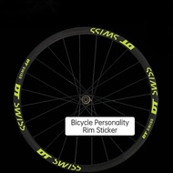 DT MTB Wheel Sticker Road Bike Rim Decals Width 20Mm Reflective Cycling Stickers 20\" 24\" 26\" 27.5\" 29\" 700C Bicycle Accessories