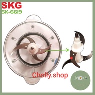 cholly.shop เครื่องบดหมู สับ SKG เครื่องบด-สับไฟฟ้า โถแก้ว รุ่น SK-6619 ราคาถูกที่สุด เครื่องบดหมูไฟ