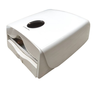 กล่องใส่กระดาษเช็ดมือแบบแผ่น ตัวใหญ่ใส่ได้ 2 ห่อ (สภาพมือ 2) AQUARIUS Double Clip M-Folded และ Interfold Hand Towel Dispenser มีให้เลือก 2 แบบ สภาพ 70-90 % ใช้งานได้ปกติ ของแท้ 100% จาก Kimberly-Clark