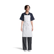 Unisex Classic Restaurant Bib Apron for Work Uniform